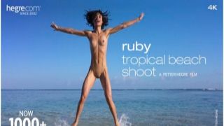 Ruby Tropical Beach Shoot porntube