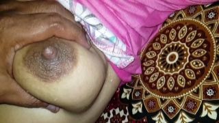 Breath making milky jugs of Pandora get covered indian boobs with oil
